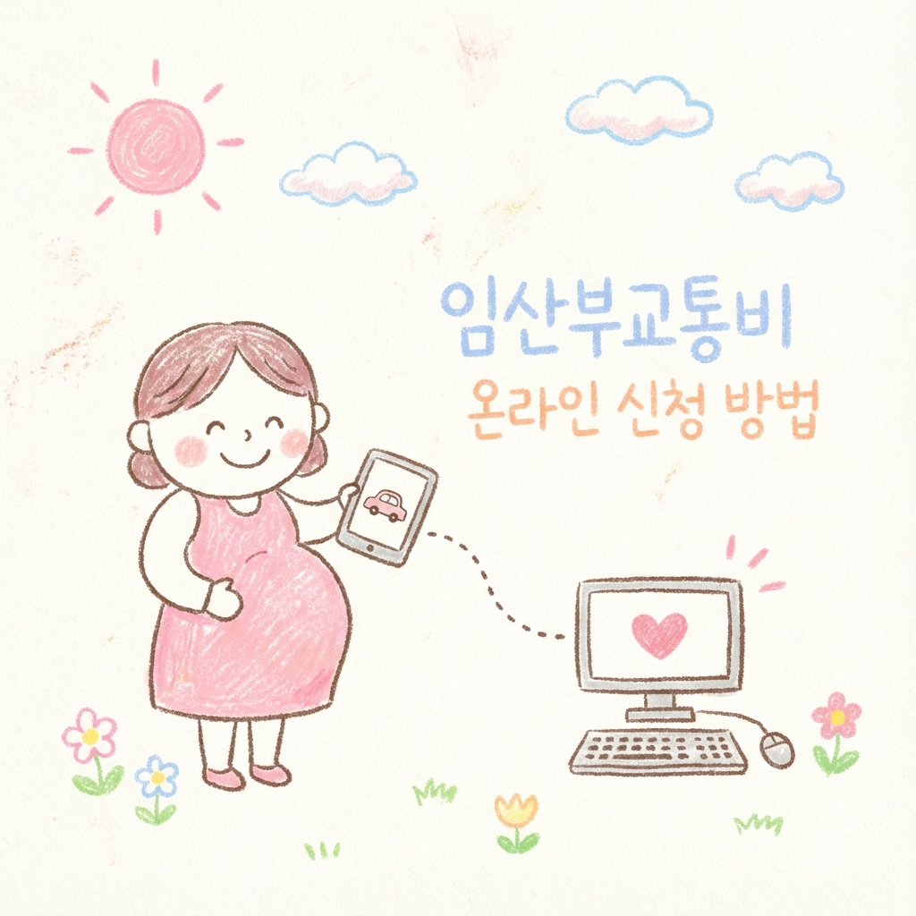 임산부교통비 온라인 신청 방법