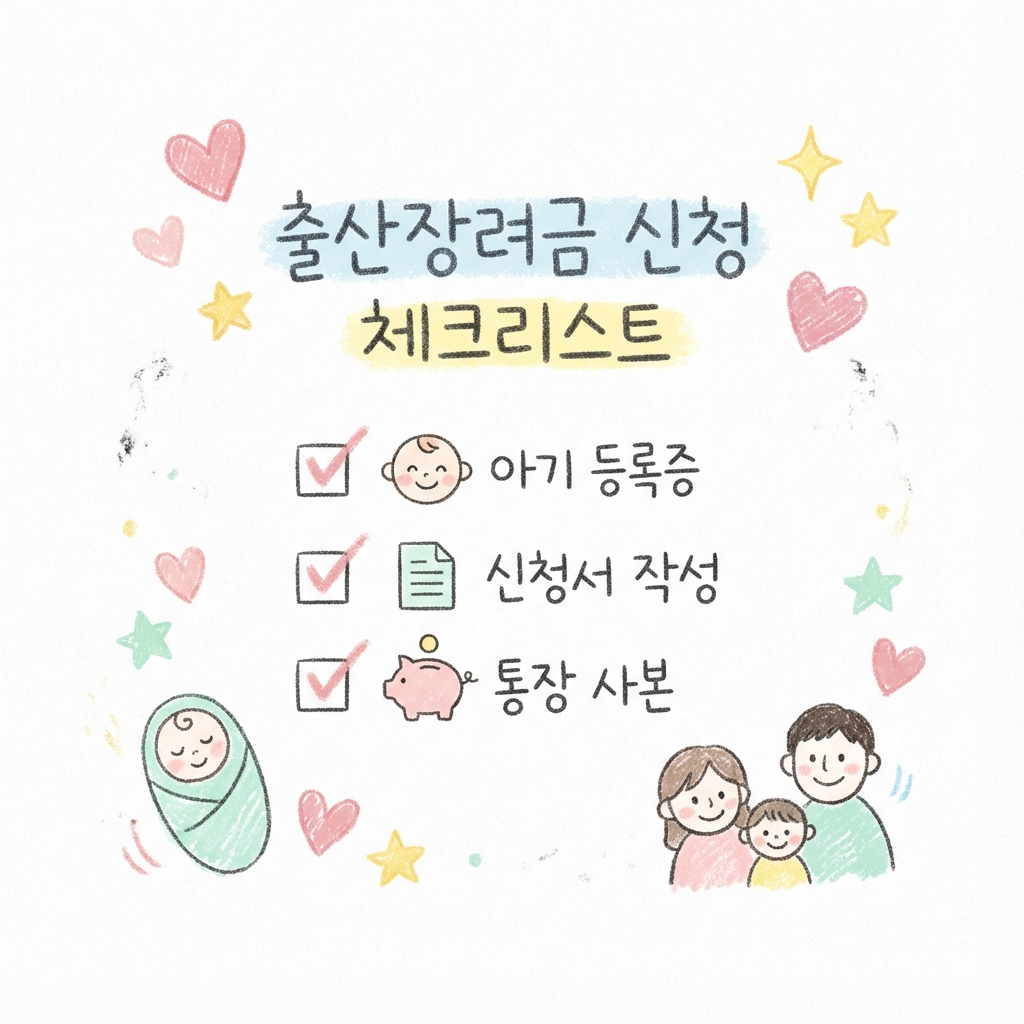 출산장려금 신청 체크리스트