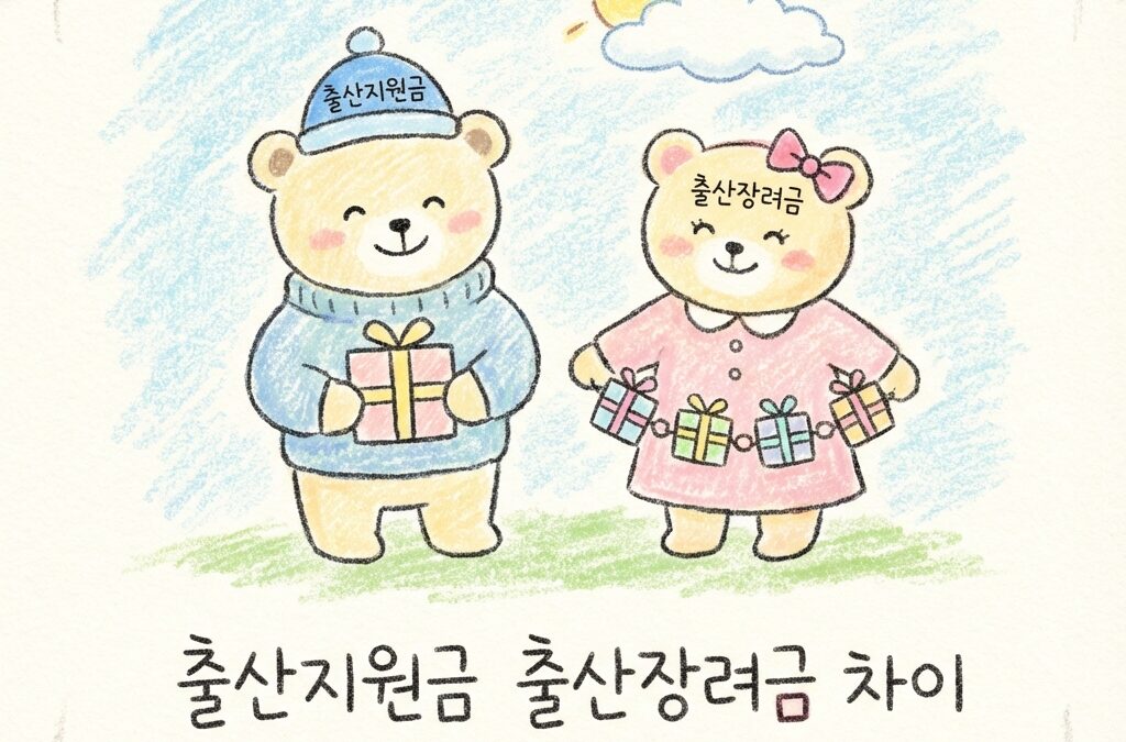 출산지원금 출산장려금 차이