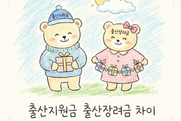 출산지원금 출산장려금 차이