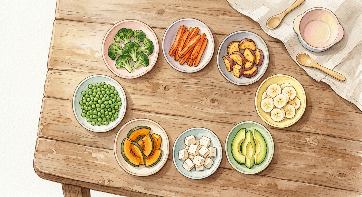 baby-led weaning illustration