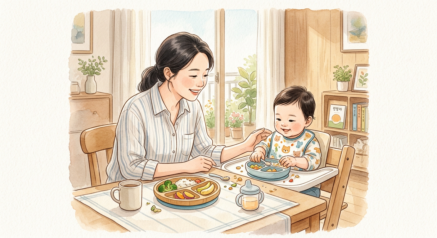 baby-led weaning illustration